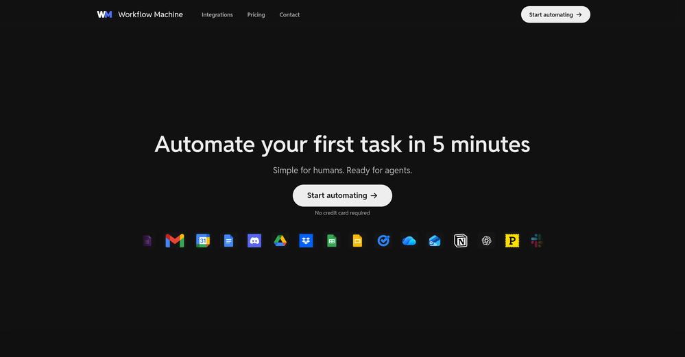 Workflow Machine website