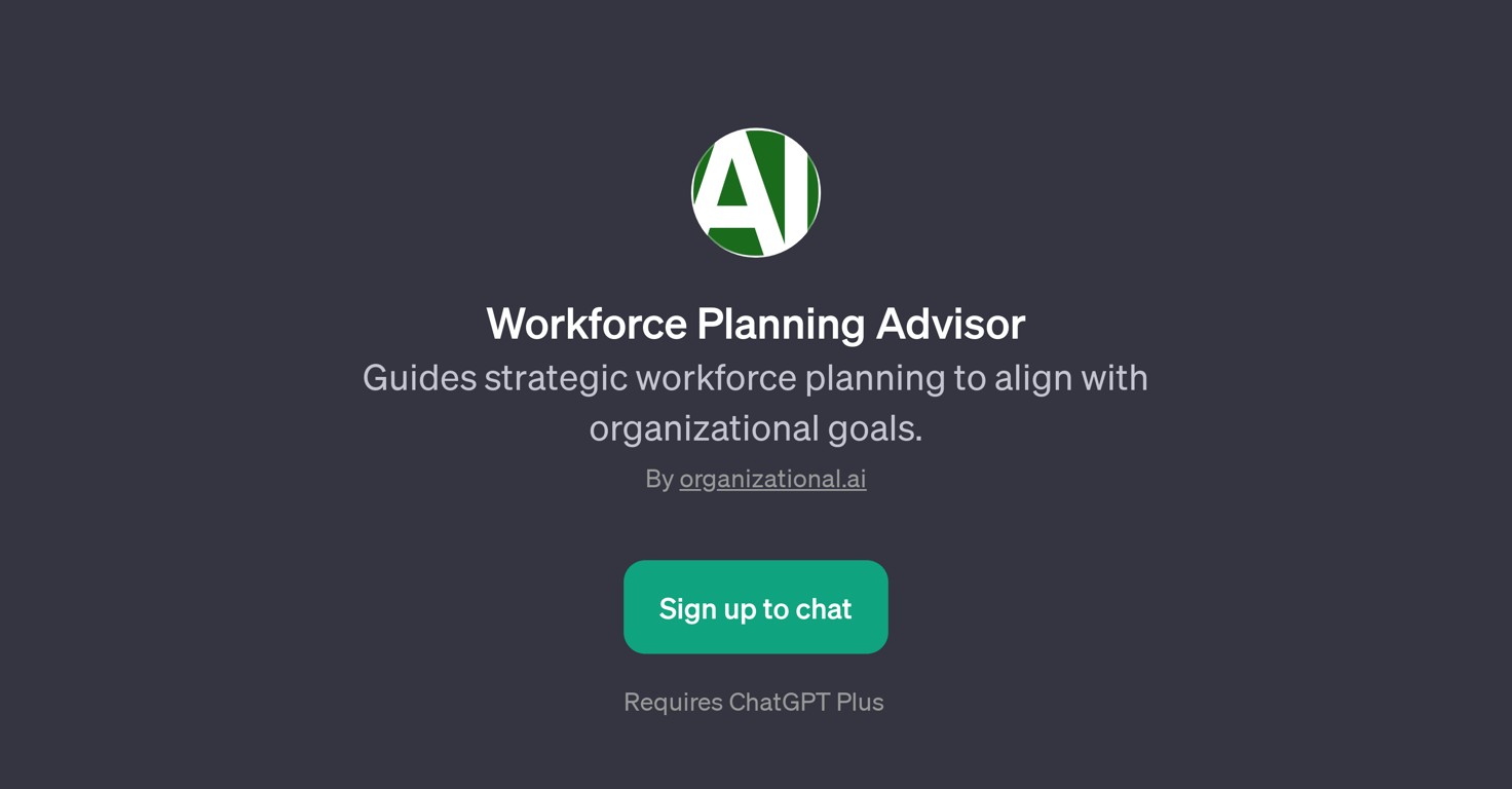 Workforce Planning Advisor website