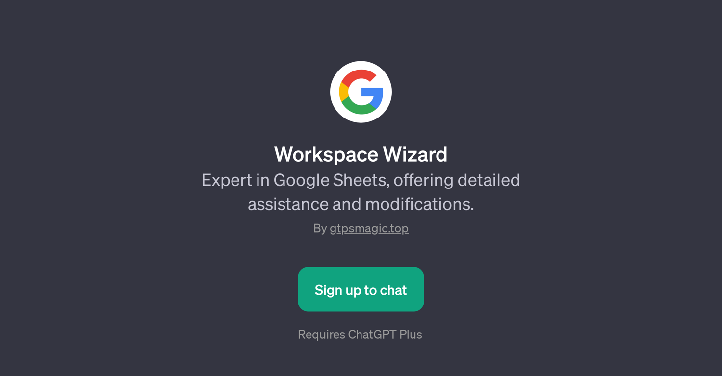 Workspace Wizard website