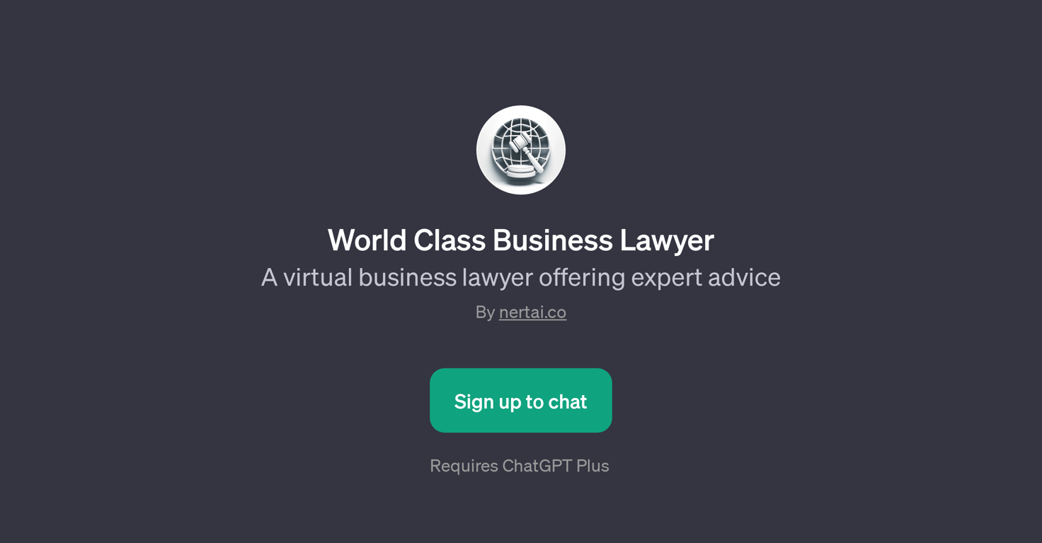 World Class Business Lawyer website