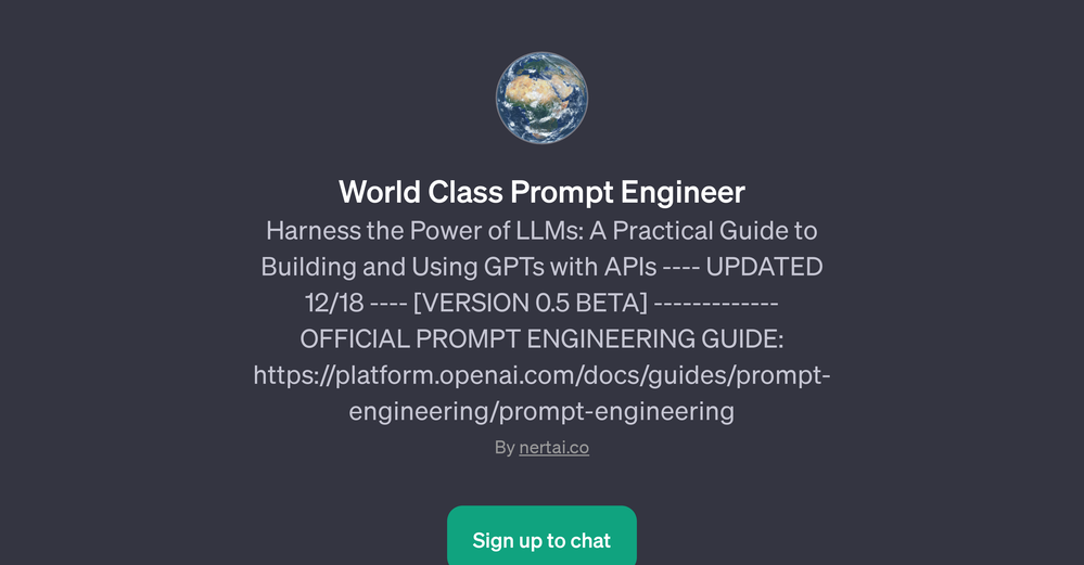 World Class Prompt Engineer website