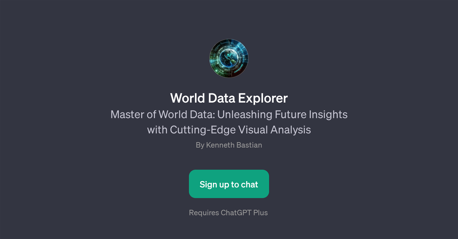 World Data Explorer website