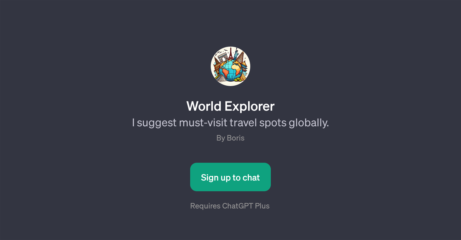 World Explorer website