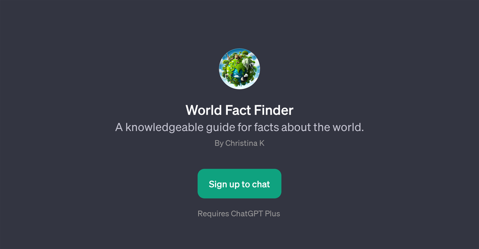 World Fact Finder website