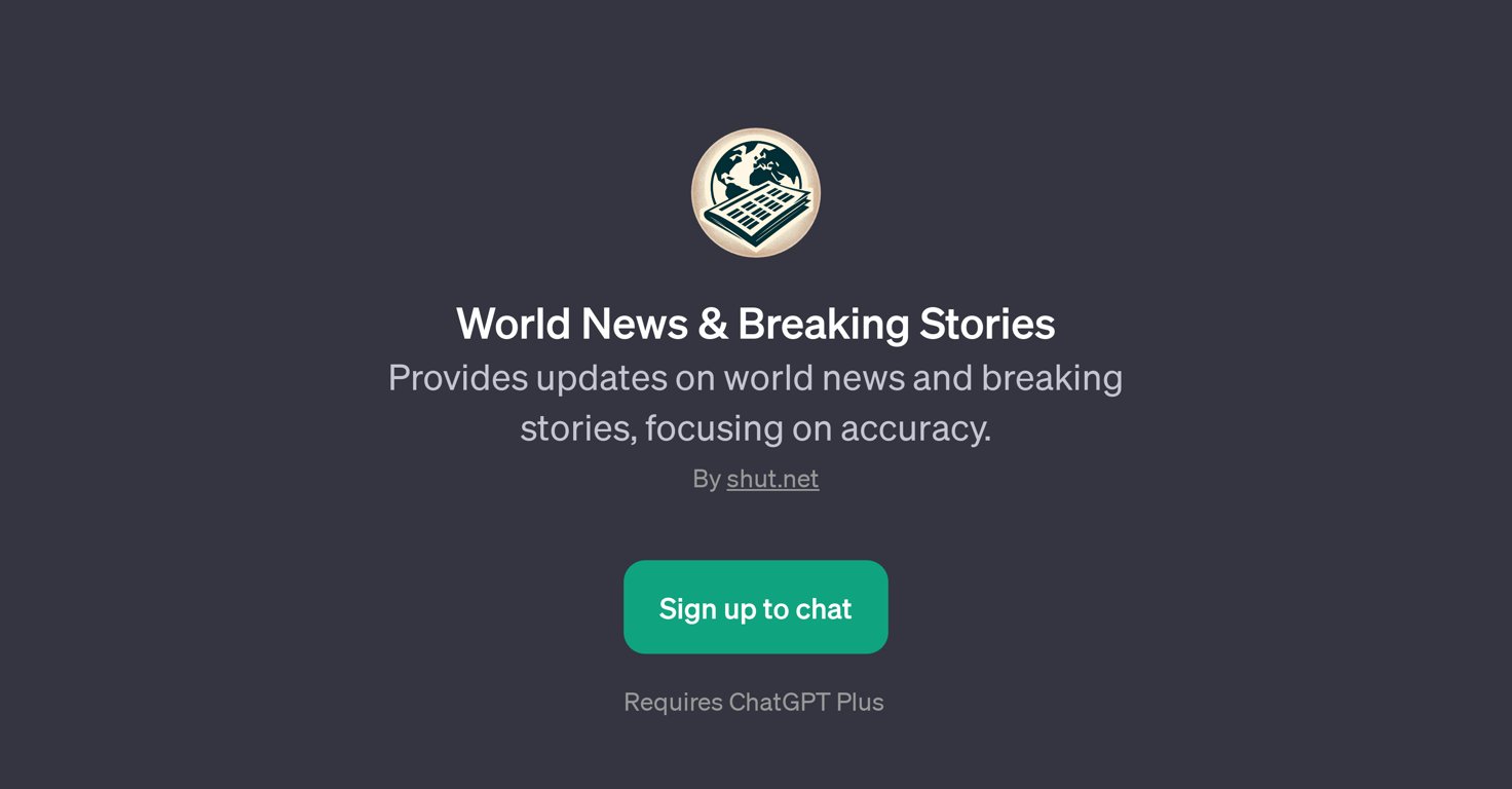World News & Breaking Stories website