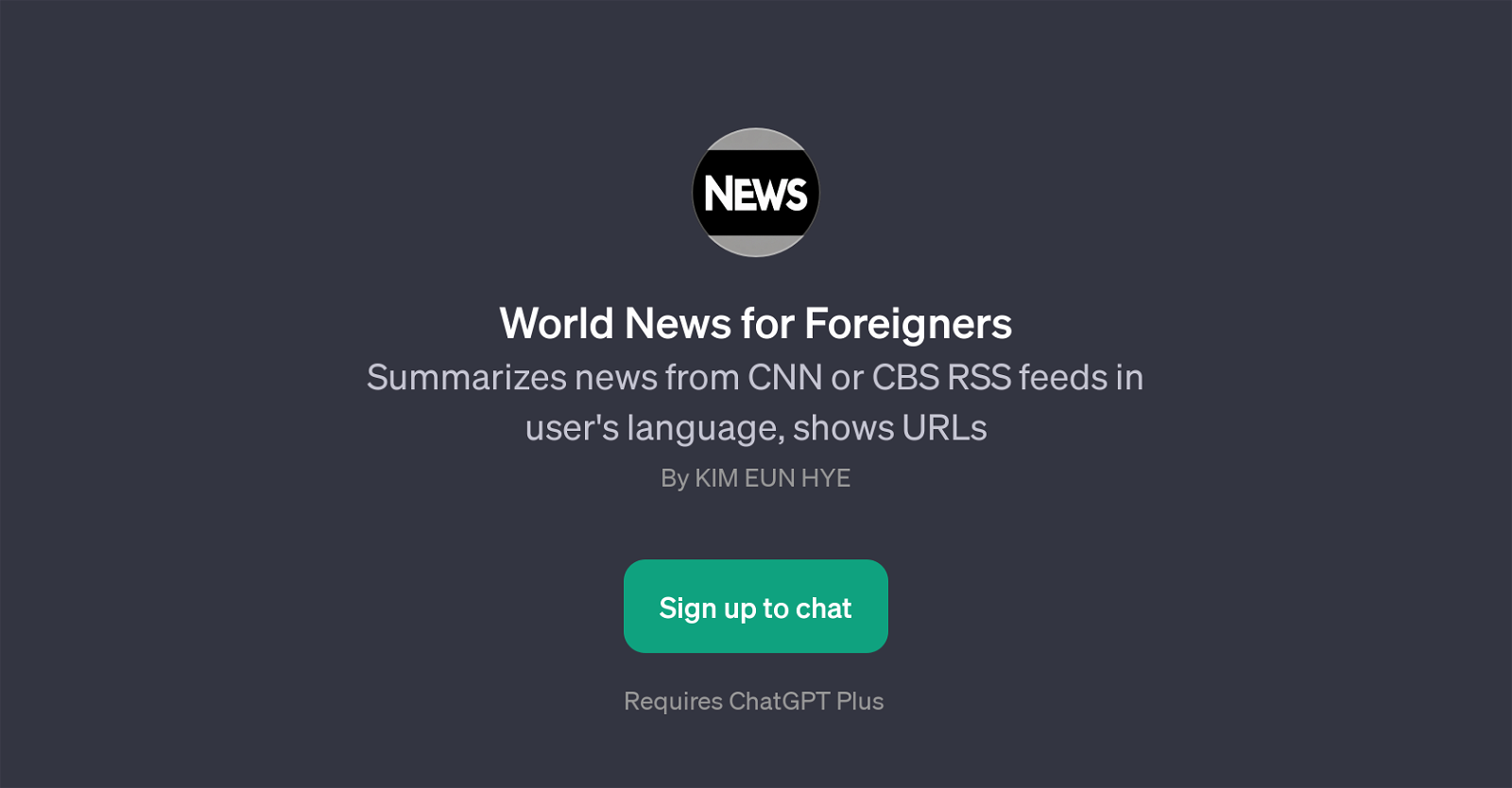 World News for Foreigners website