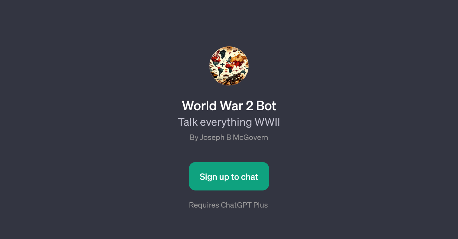 World War 2 Bot website