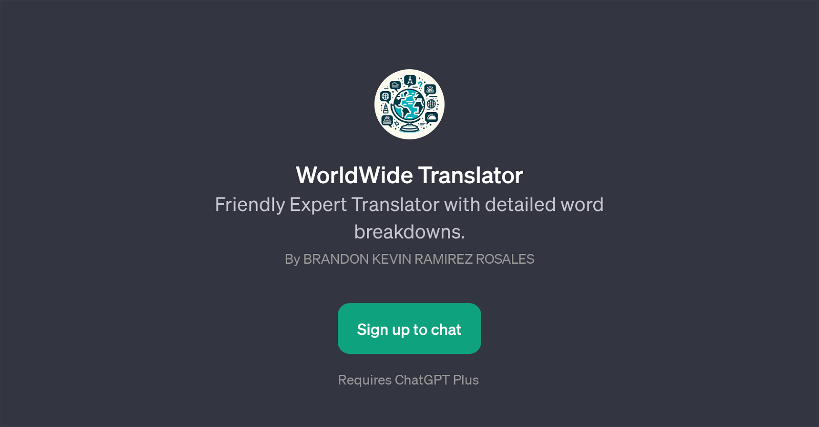WorldWide Translator website