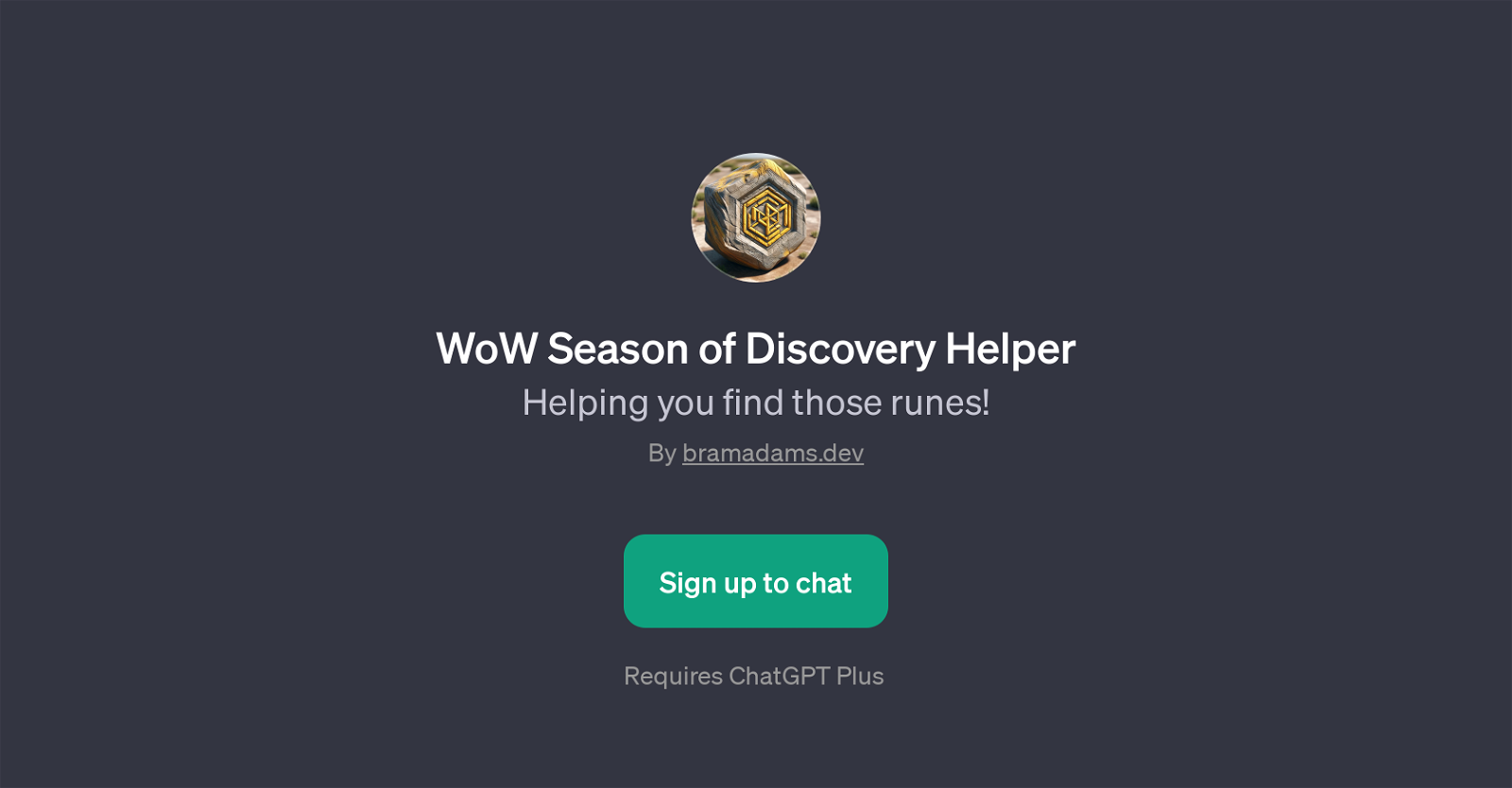 WoW Season of Discovery Helper website