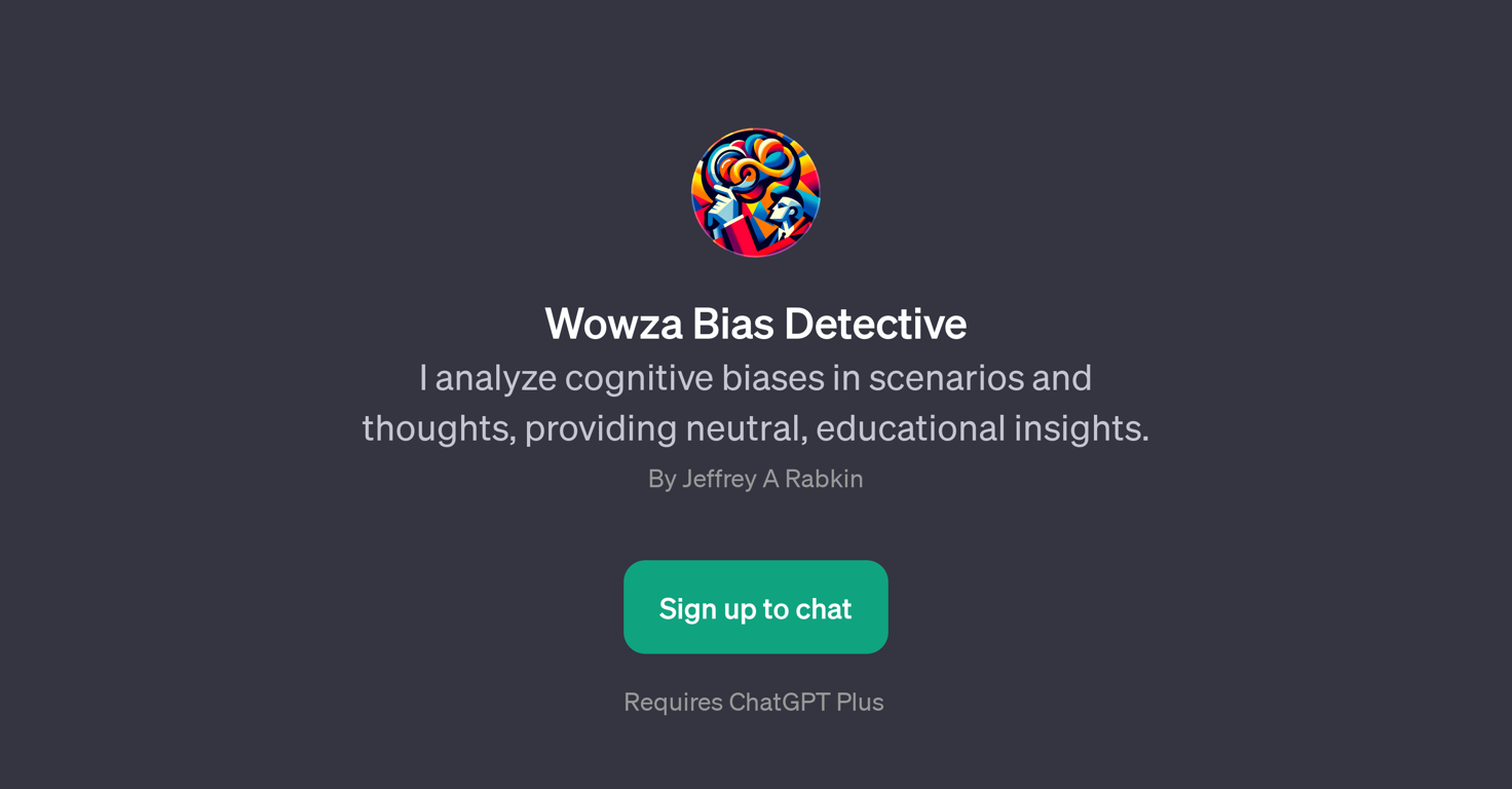Wowza Bias Detective website