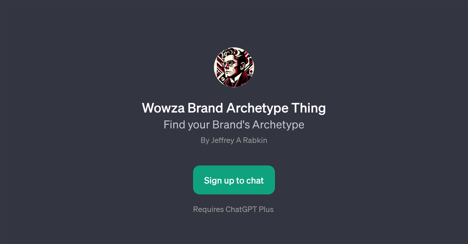 Wowza Brand Archetype Thing website
