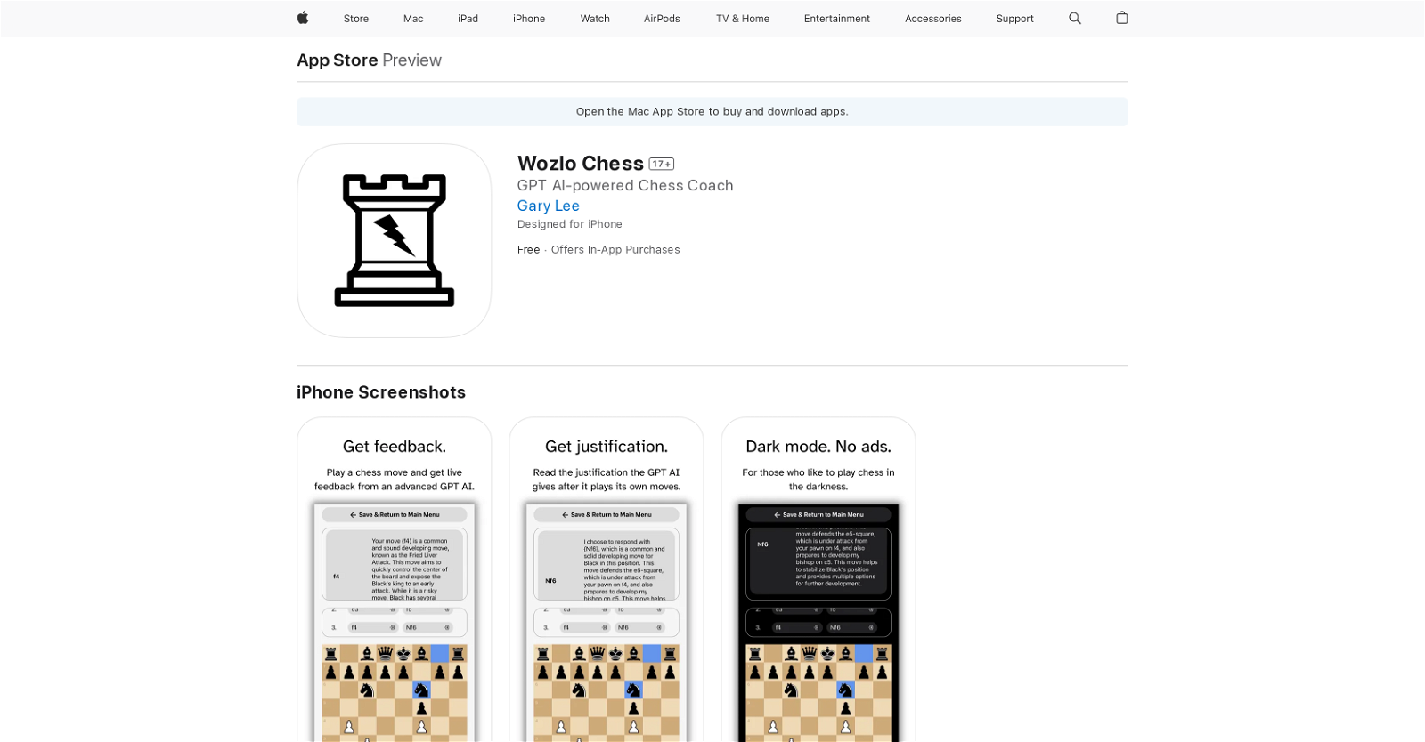 Wozlo Chess website