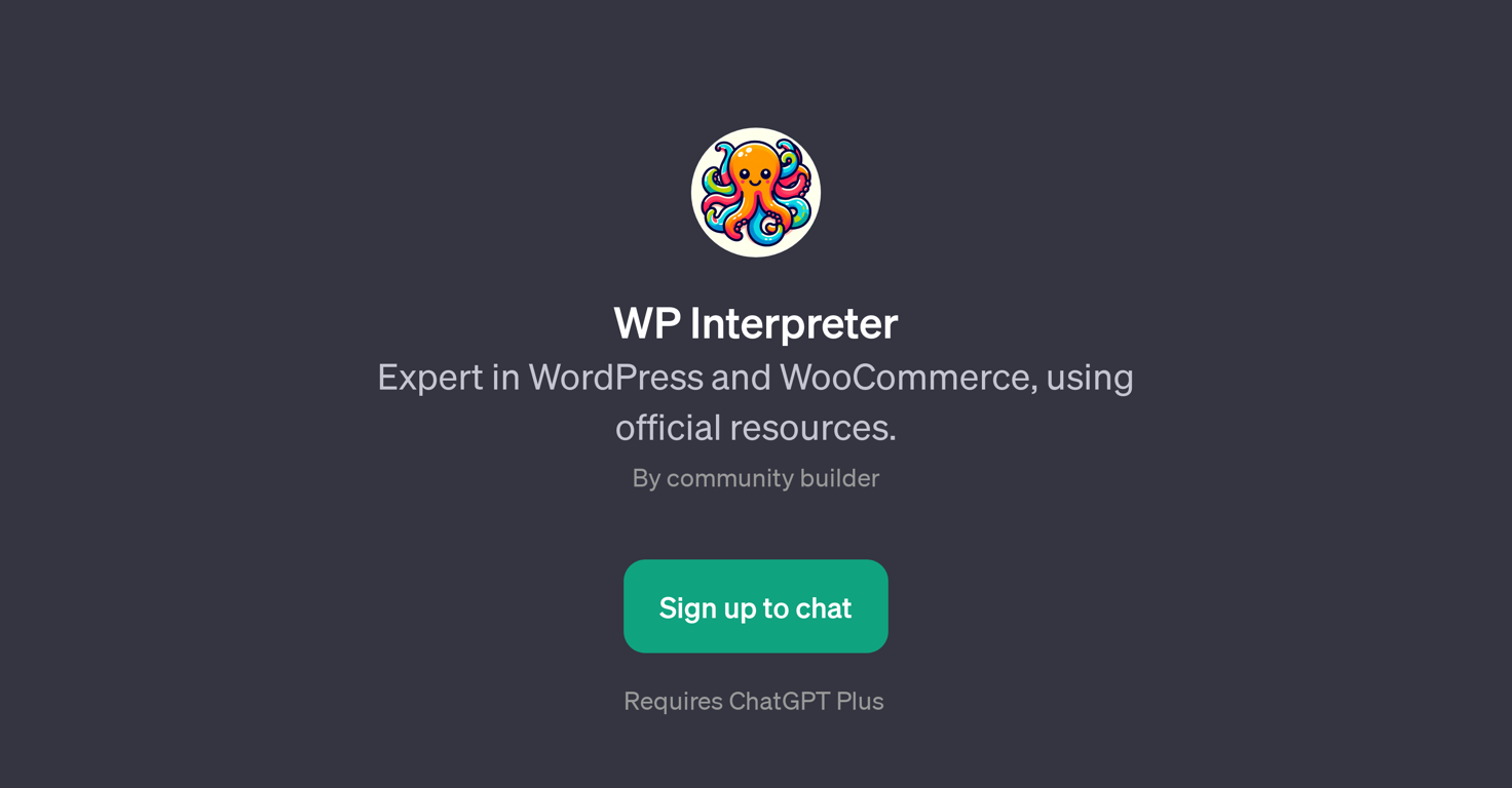 WP Interpreter website