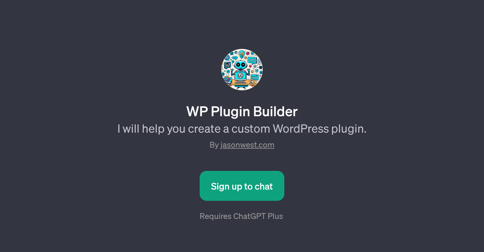 WP Plugin Builder website