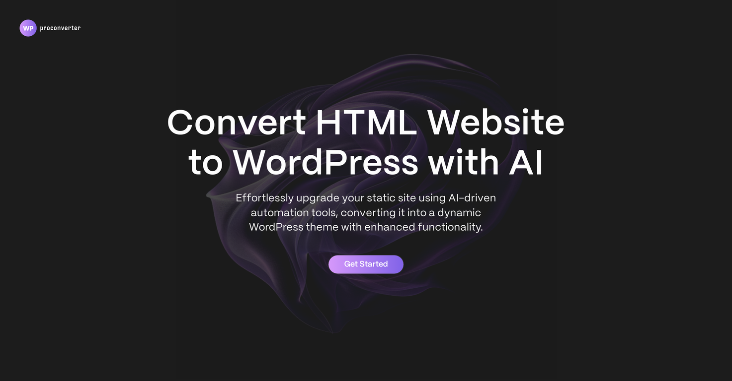WP Pro Converter website