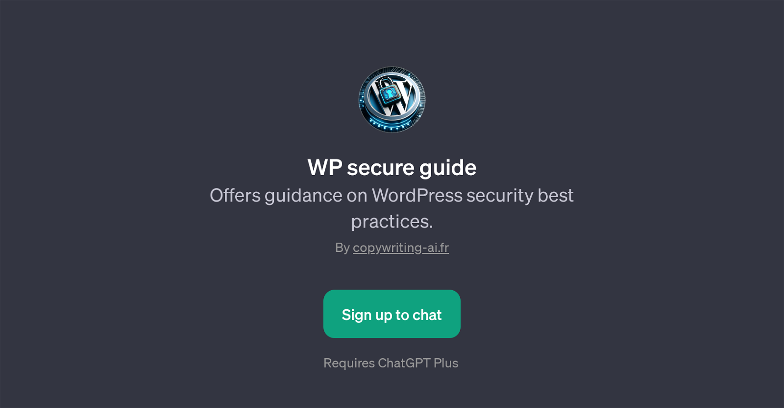 WP secure guide website