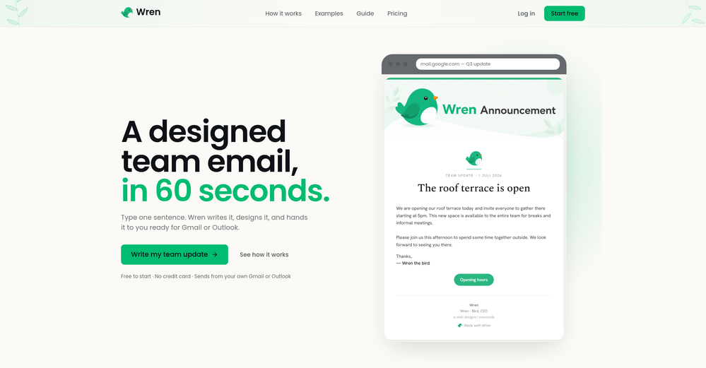 Wren website