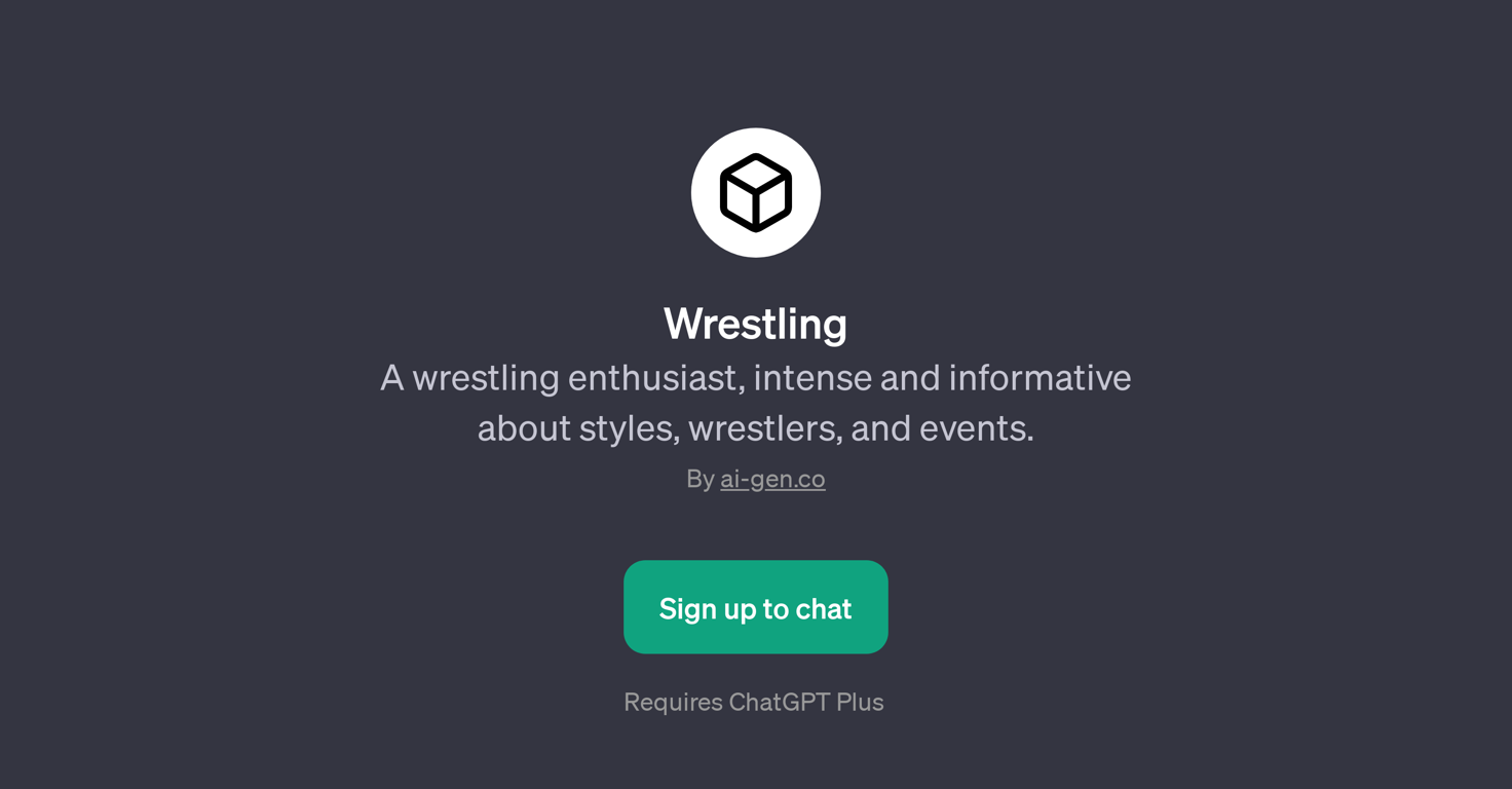 Wrestling website