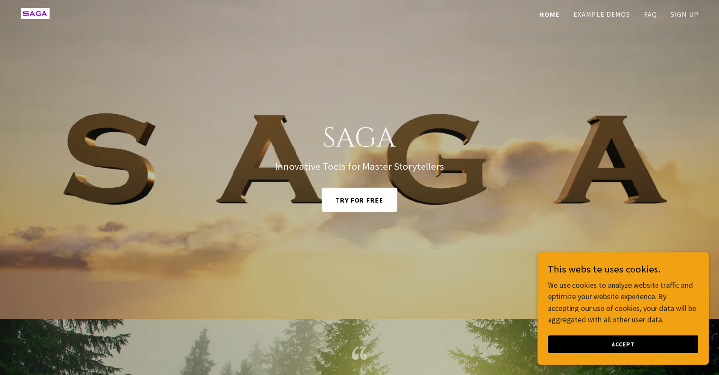 Write On Saga website