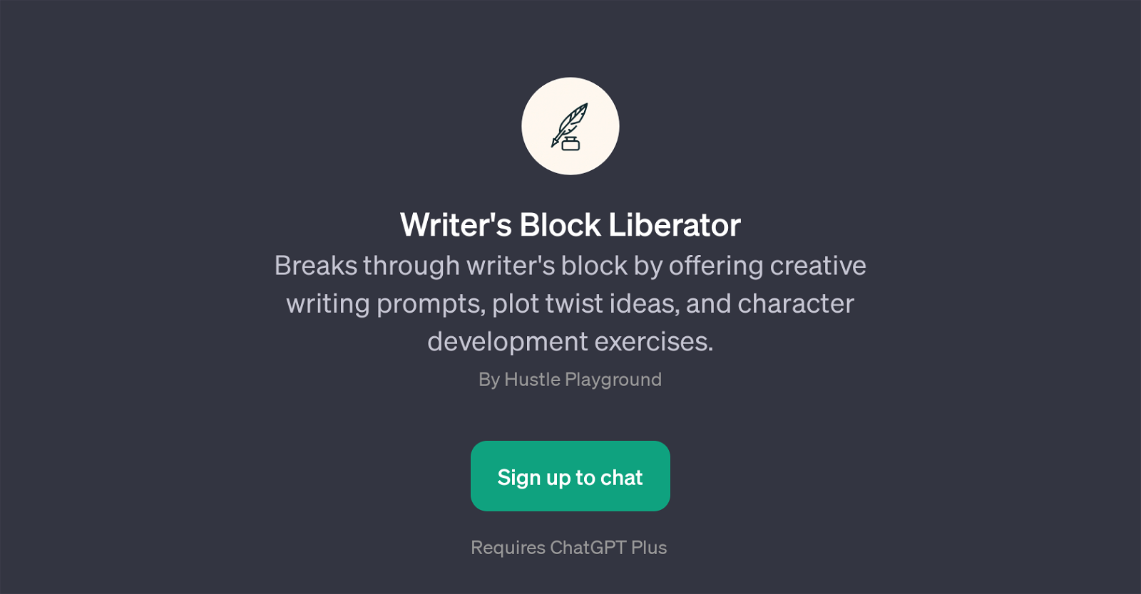 Writer's Block Liberator website
