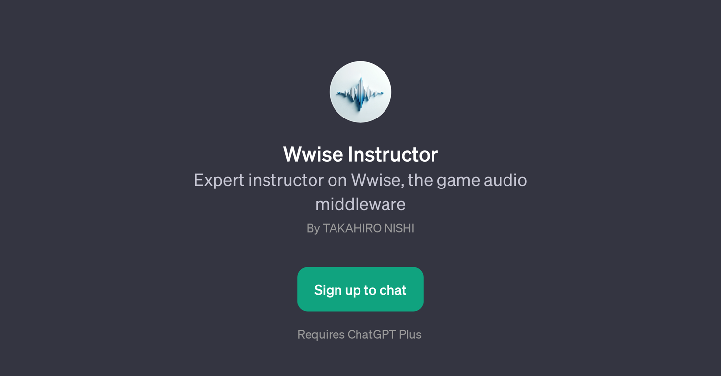 Wwise Instructor website