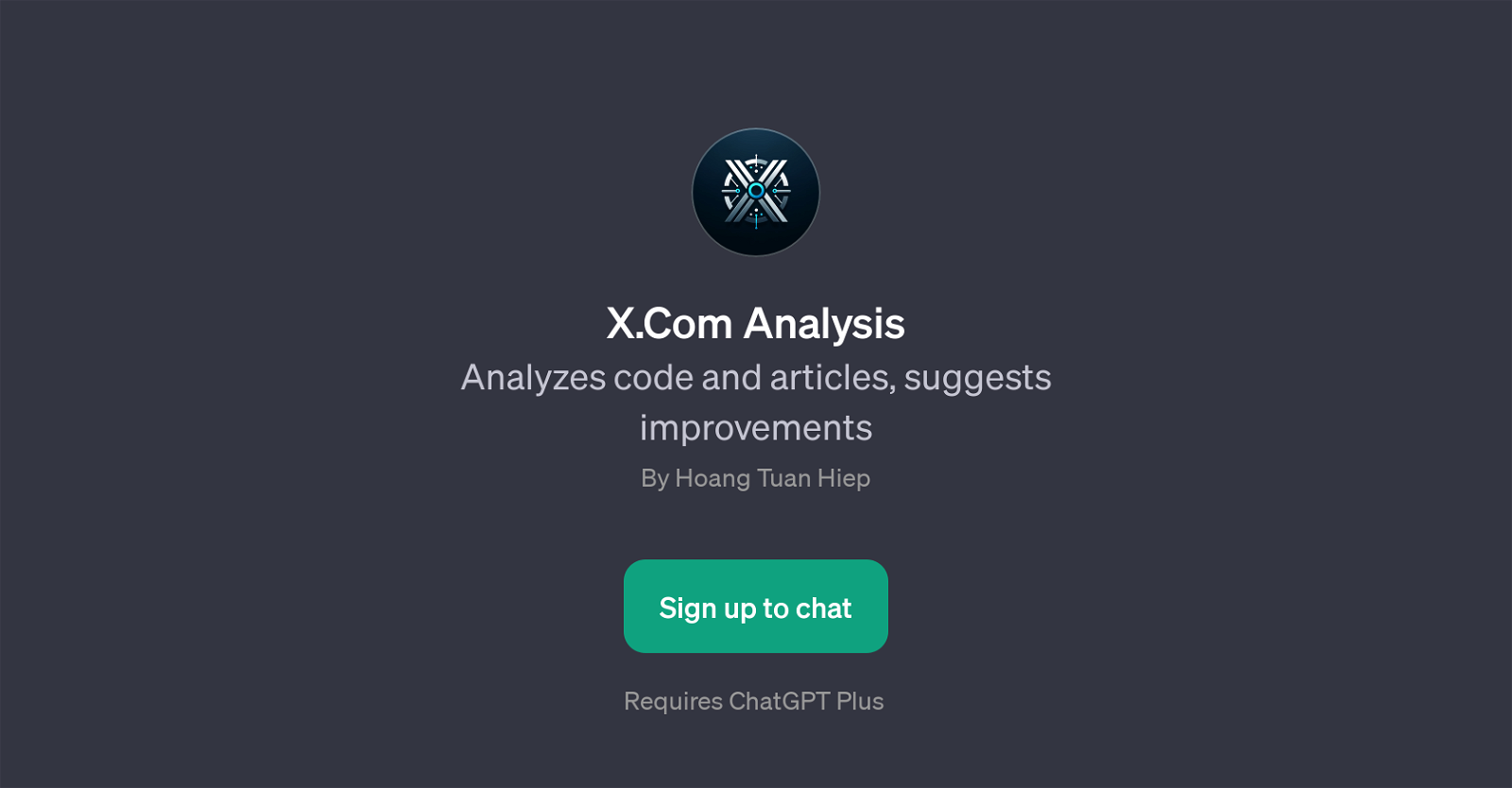 X.Com Analysis website