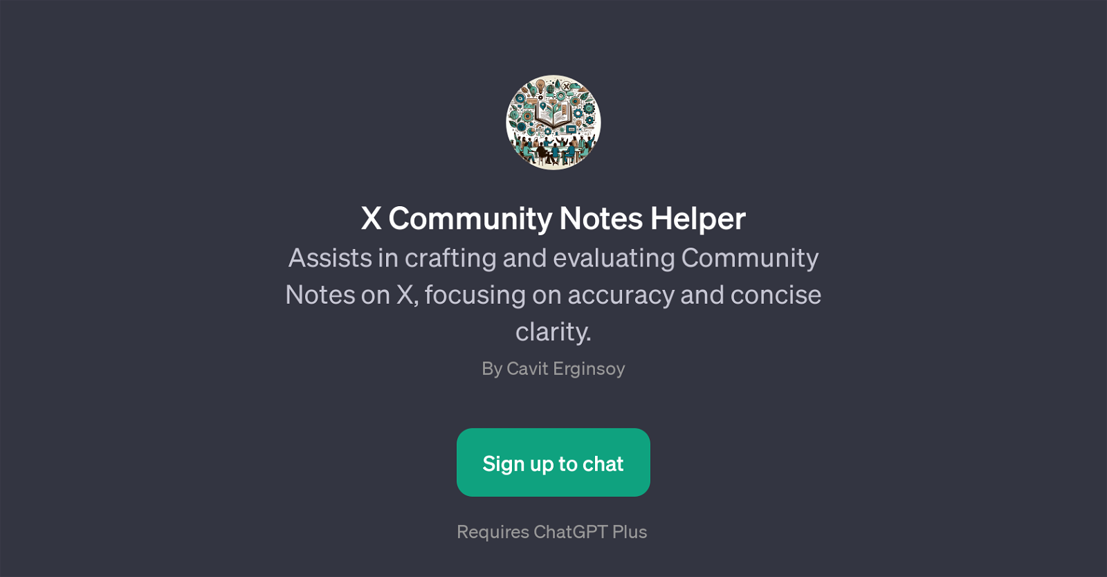 X Community Notes Helper website