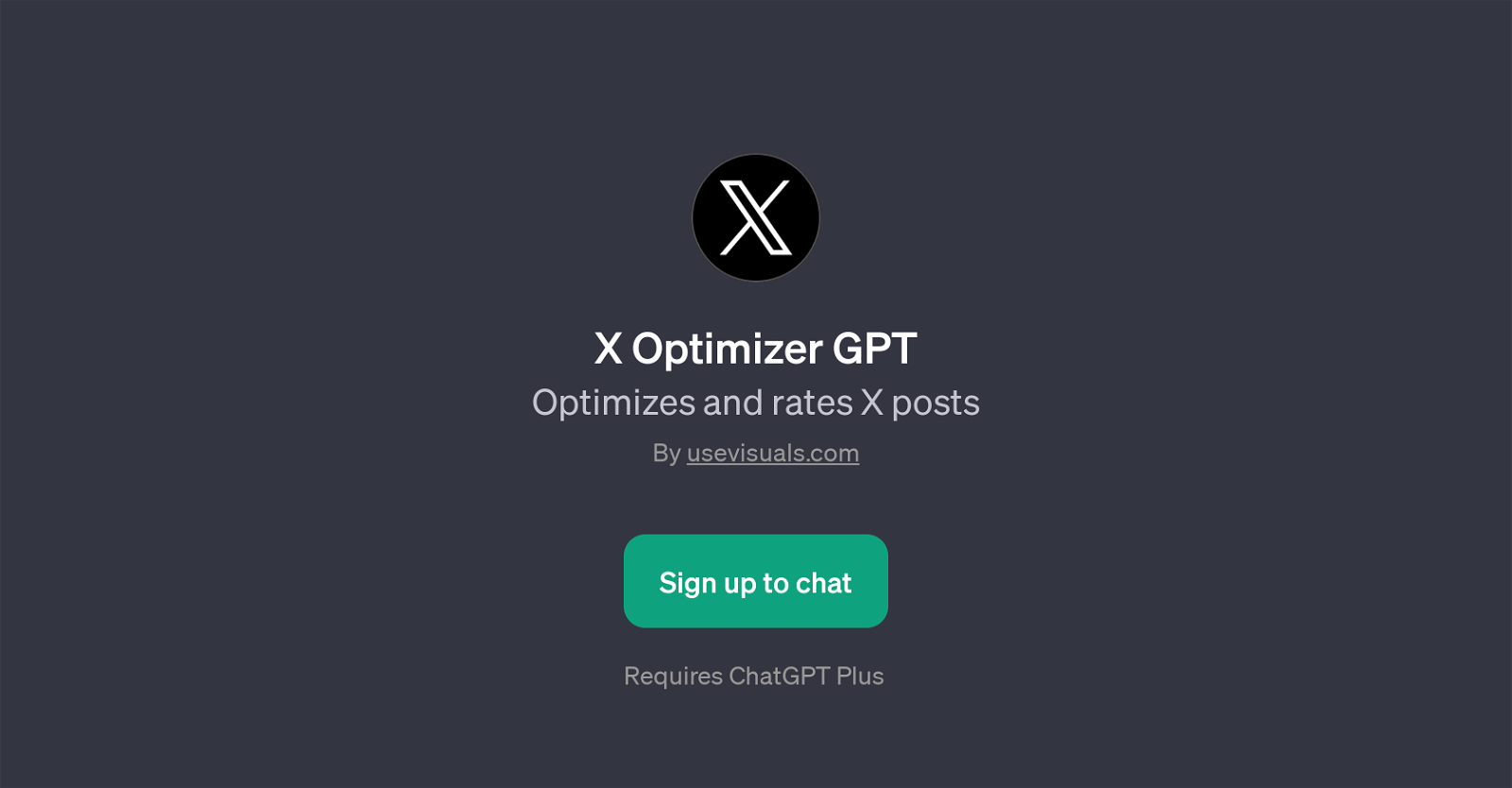 X Optimizer GPT website
