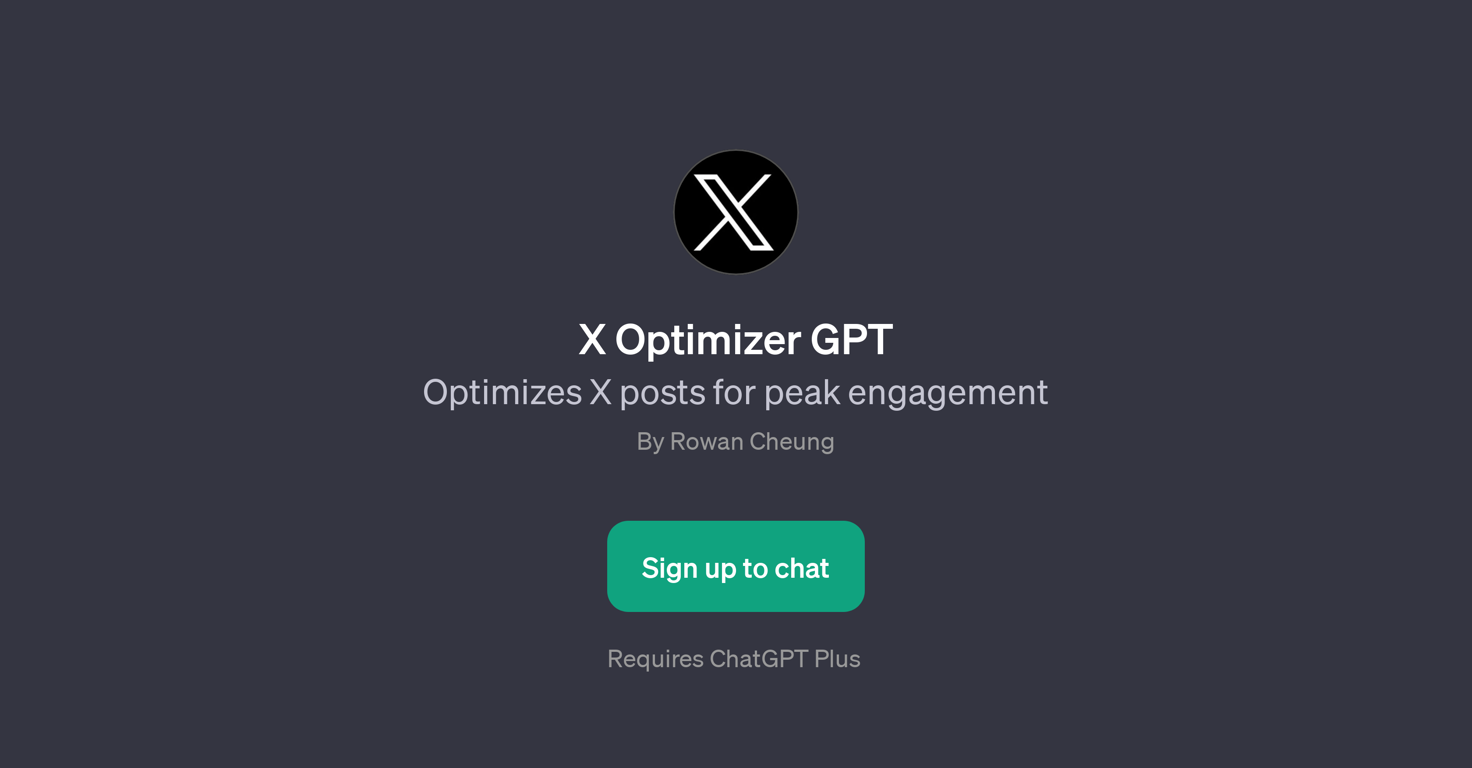 X Optimizer GPT website