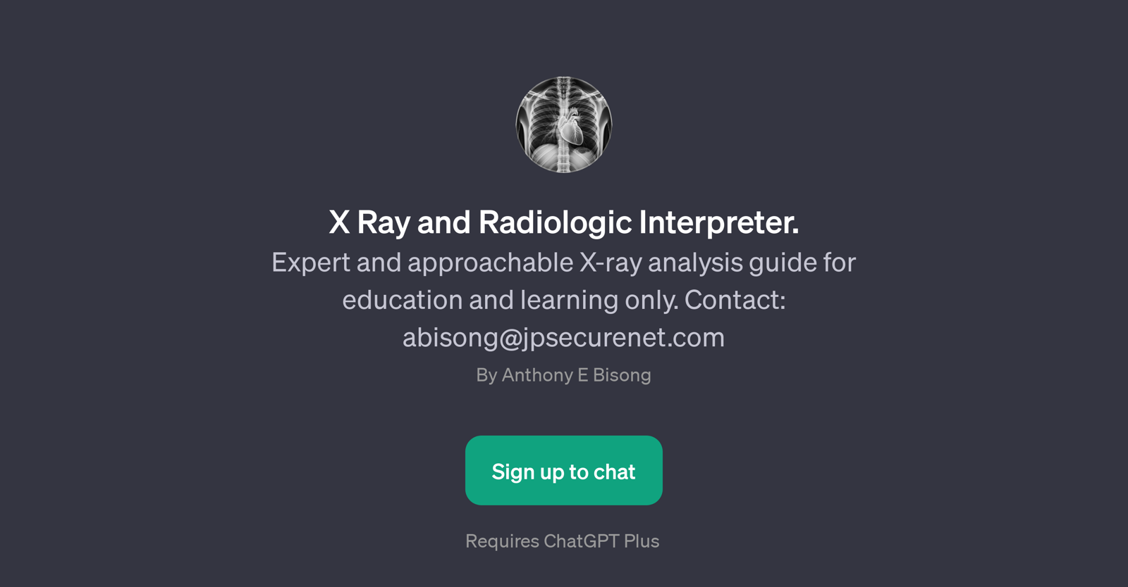 X Ray and Radiologic Interpreter website
