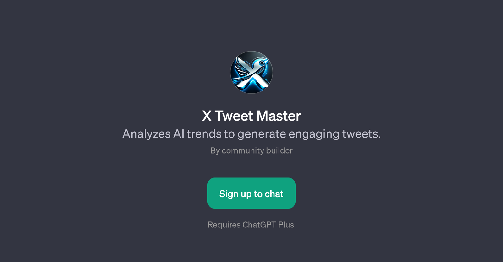X Tweet Master website