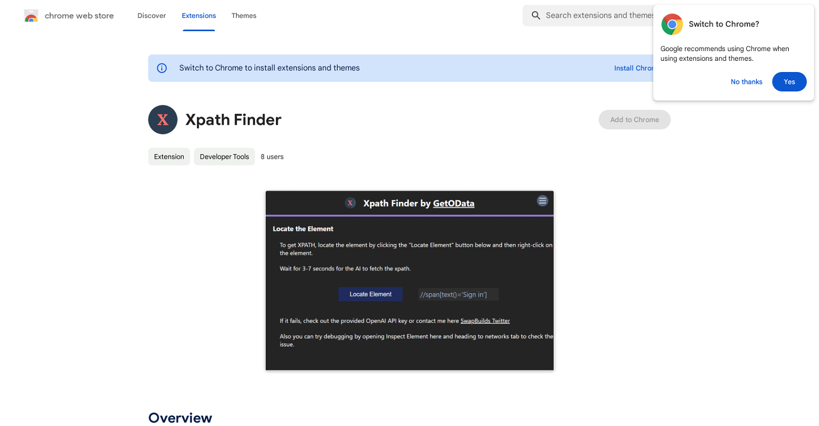 Xpath Finder website