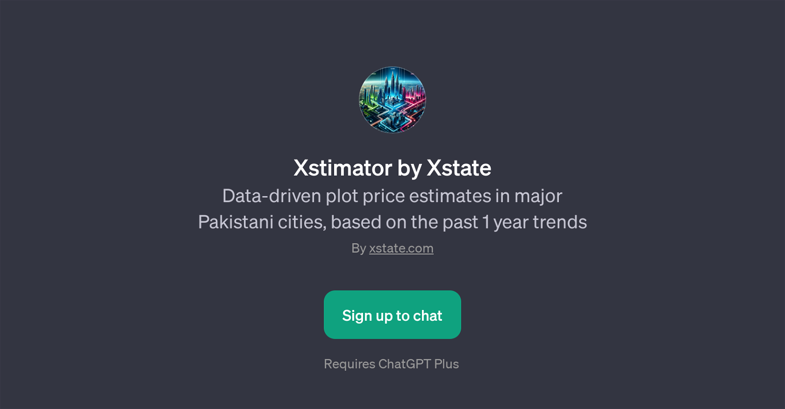 Xstimator by Xstate website