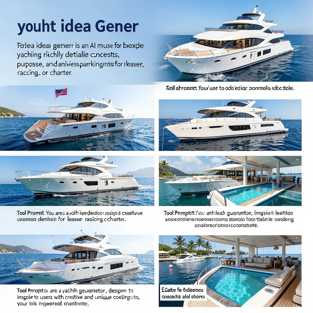 yacht idea gener website
