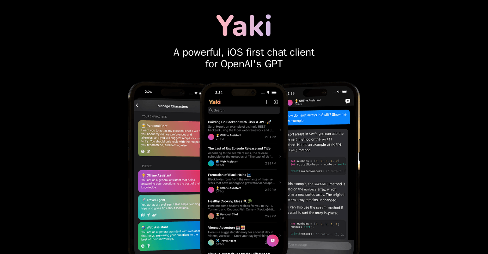 YakiChat website