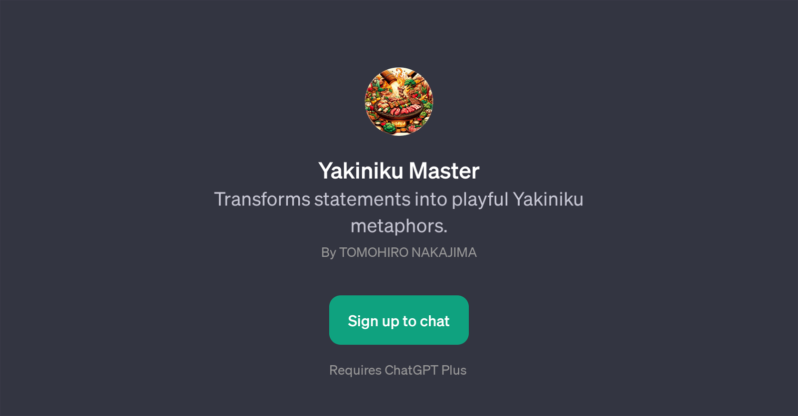 Yakiniku Master website