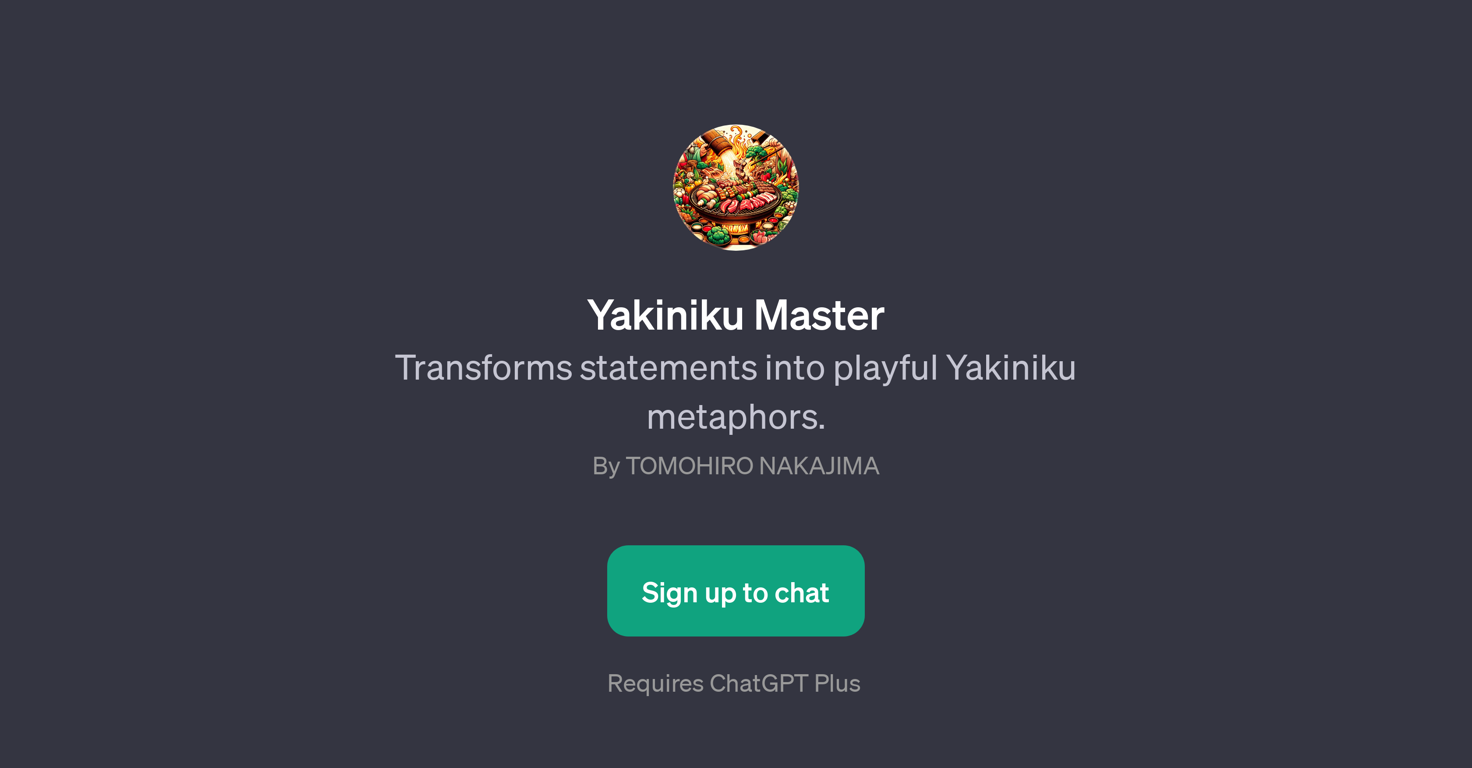 Yakiniku Master website