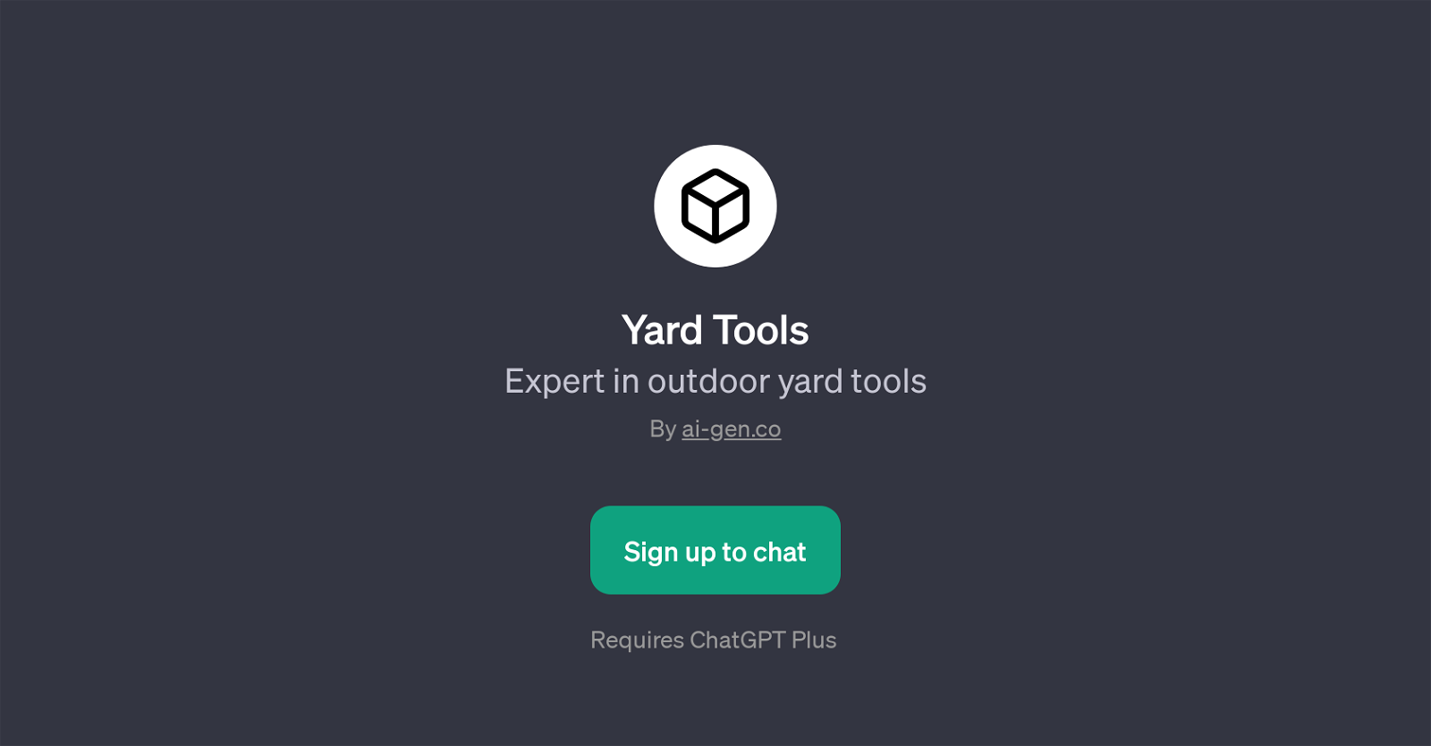 Yard Tools website