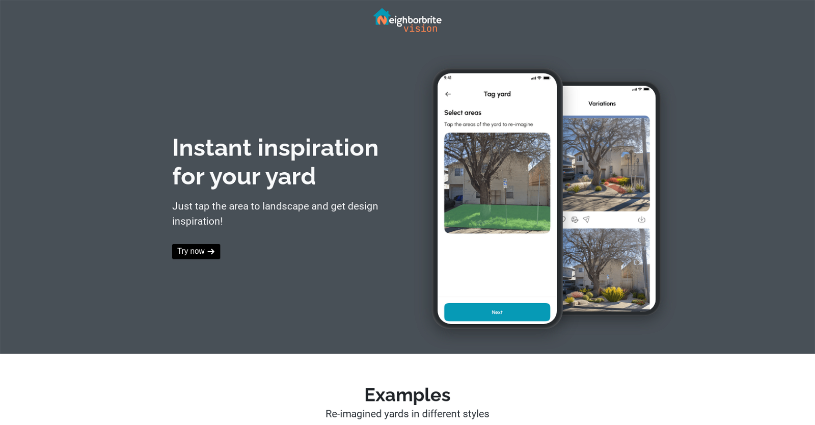 Yard Vision website