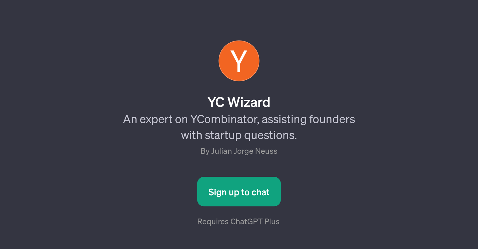 YC Wizard website