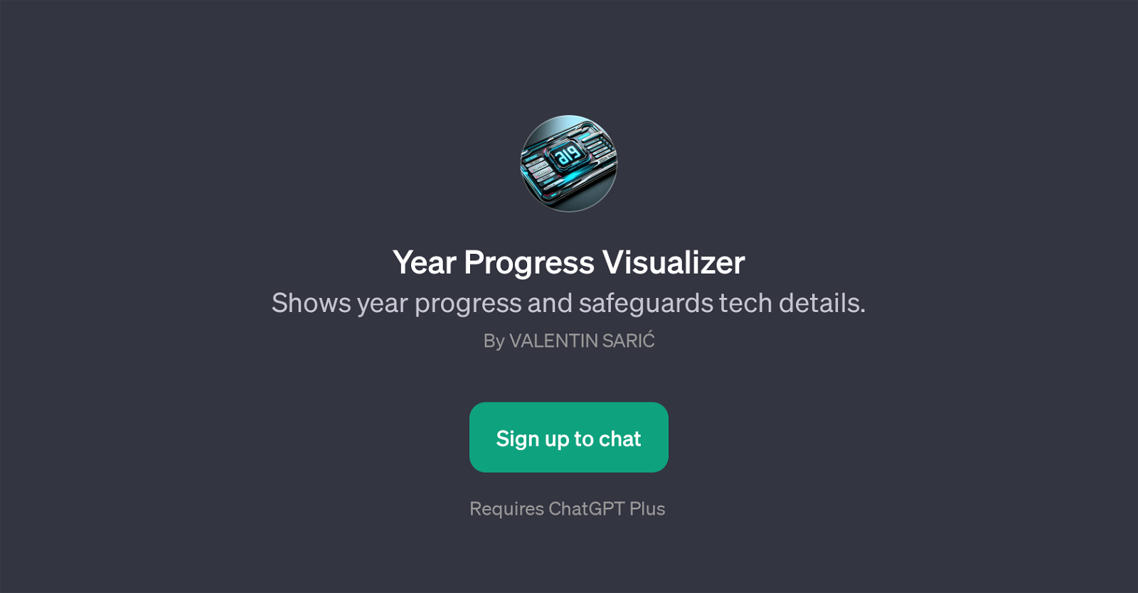 Year Progress Visualizer website