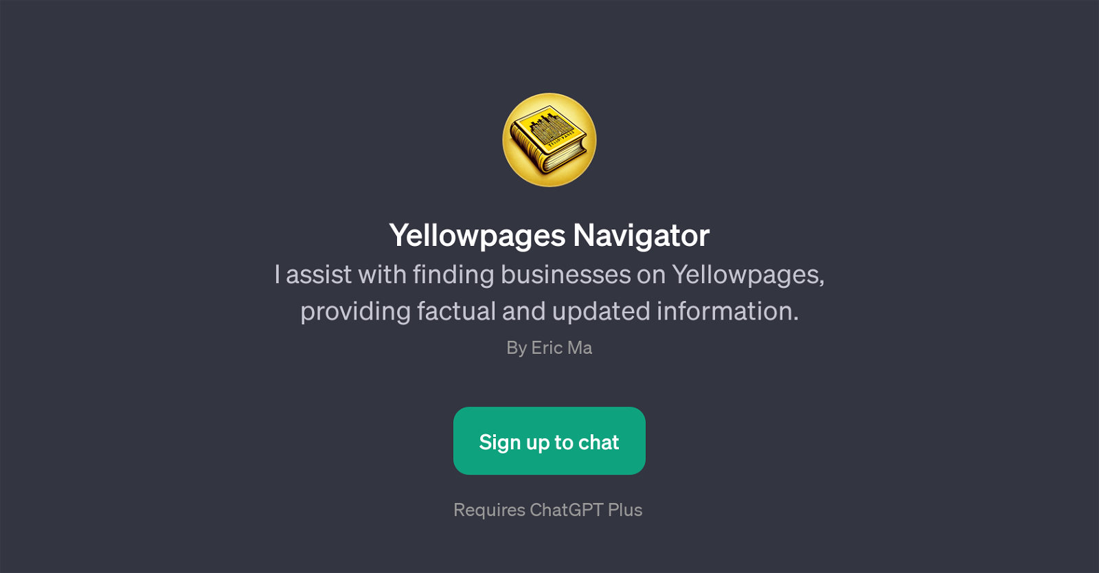 Yellowpages Navigator website