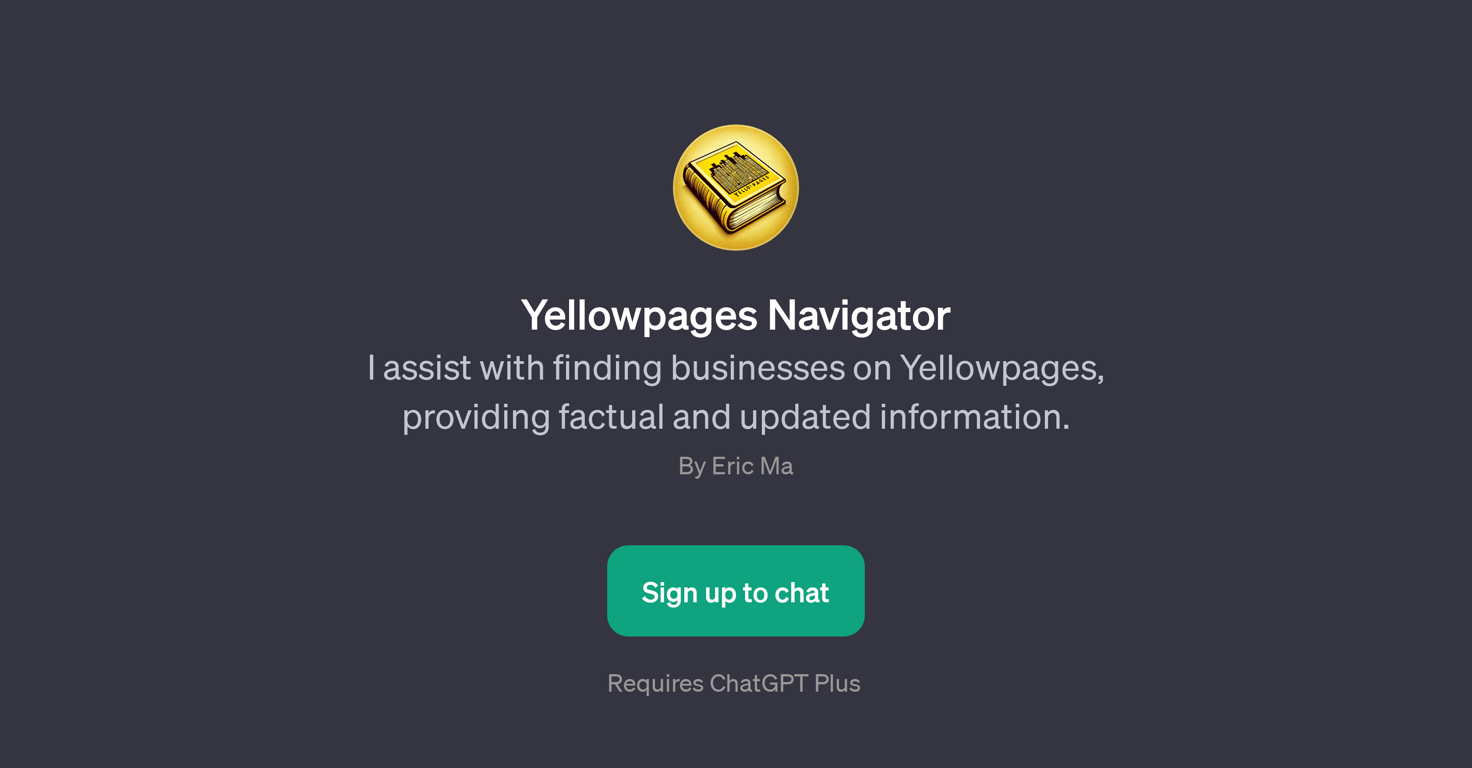 Yellowpages Navigator website
