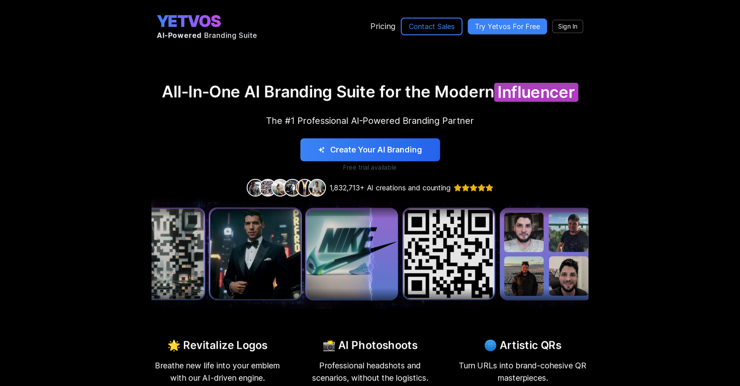 Yetvos website