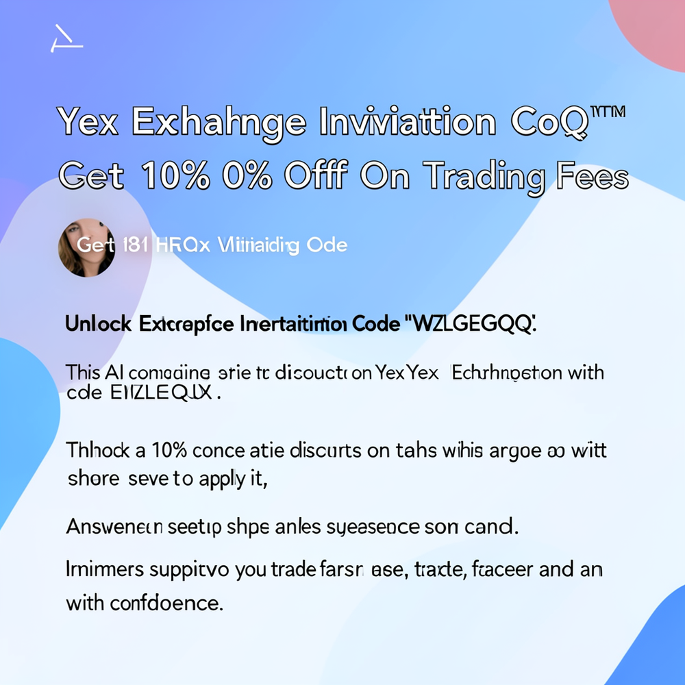 Yex Exchange Invitation Code "WZLGEGQQ" Get 10% Off On Trading Fees website