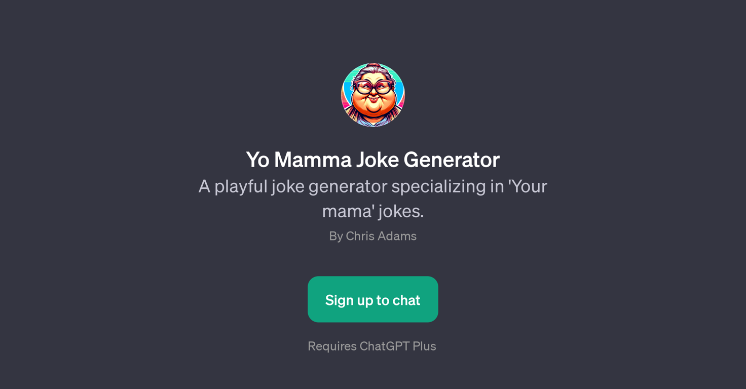 Yo Mamma Joke Generator website