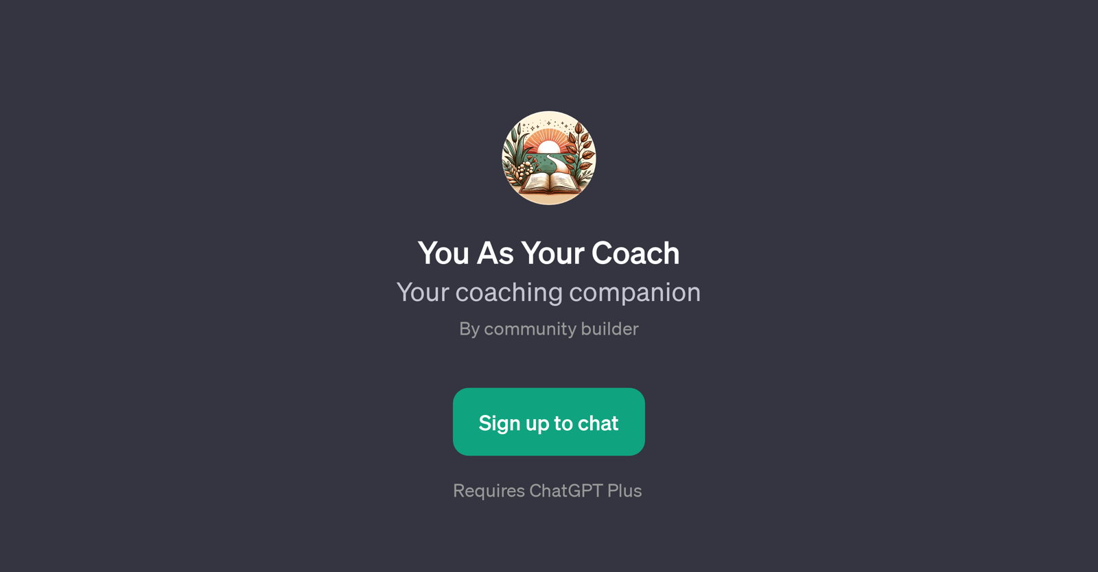 You As Your Coach website