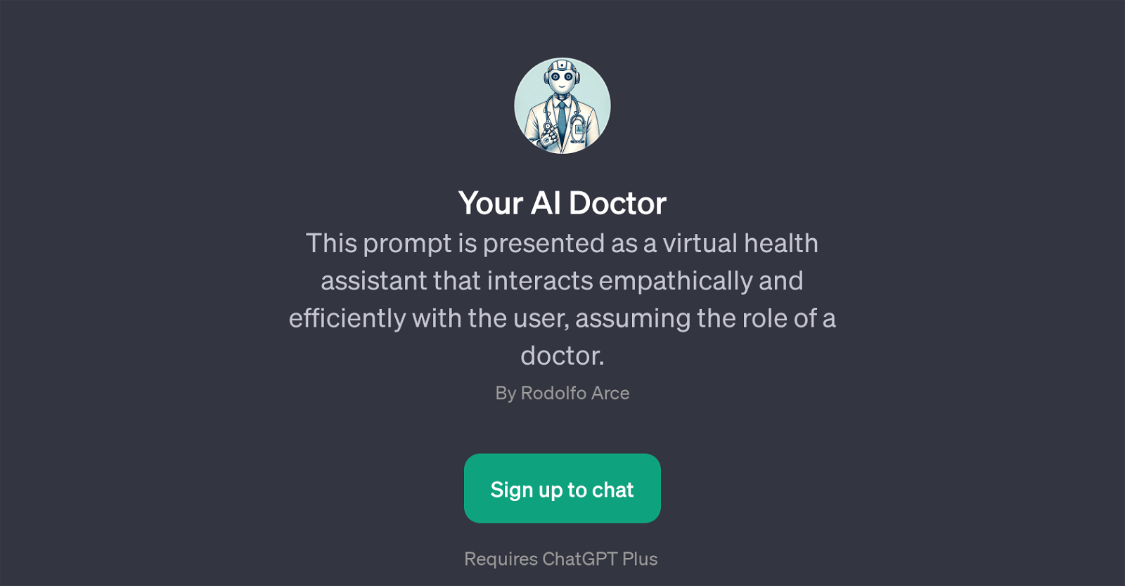 Your AI Doctor website