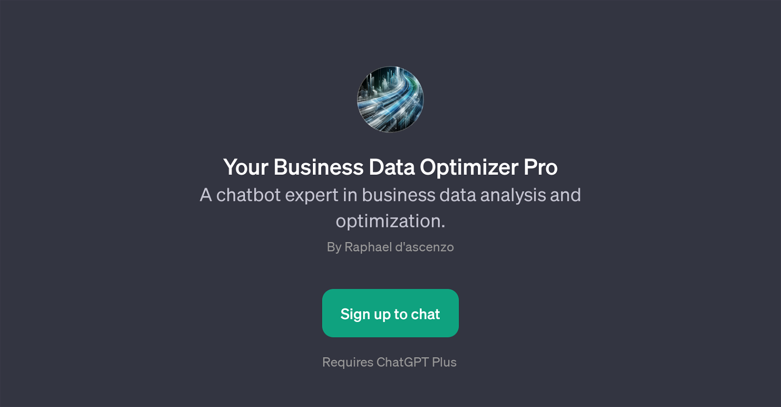 Your Business Data Optimizer Pro website