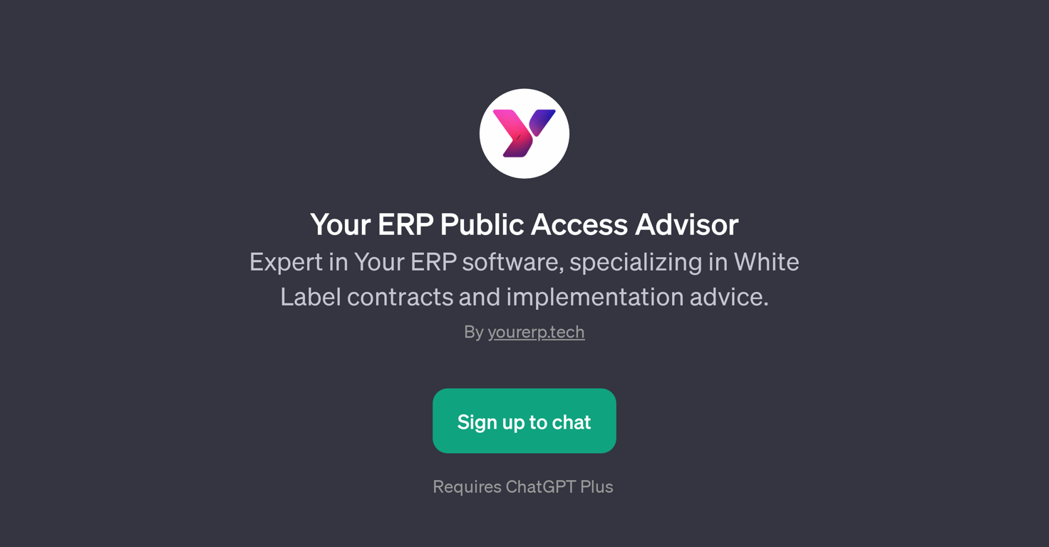 Your ERP Public Access Advisor website